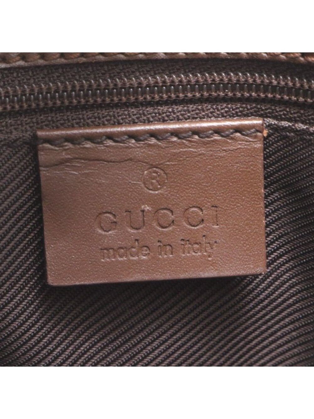 ★SOLD★ Gucci GG Canvas Jackie 002 Leather Handbag Tote Brown - Picture 8 of 9